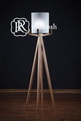 Geneve Teak  Floor Lamp