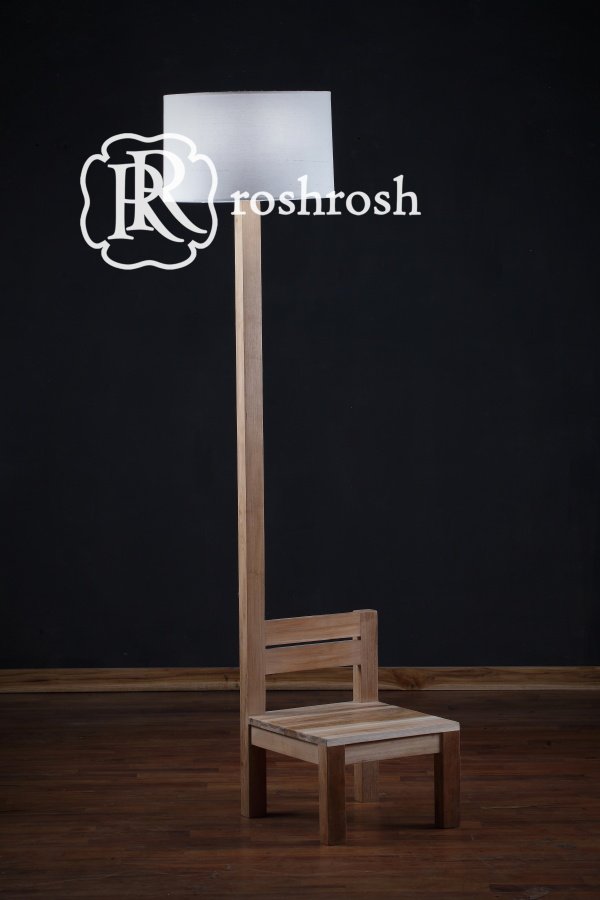 Istanbul Teak  Floor Lamp