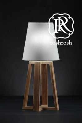 London Teak Table Lamp Supplier