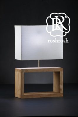 Dubai Teak Table Lamp