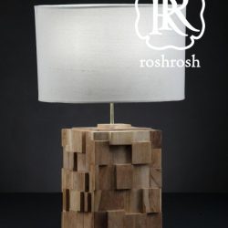 Madrid Teak Table Lamp