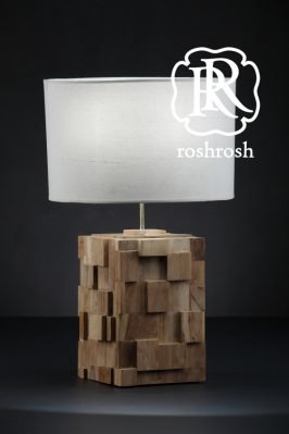 Madrid Teak Table Lamp